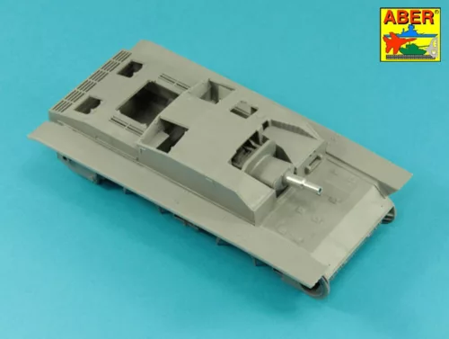 Aber Models 7,5cm KwK 37 L/24 barrel for German Stug. III 0-Series - német Stug. III 0-sorozat – 7,5 cm-es KwK 37 L/24 lövegcső