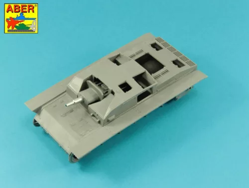 Aber Models 7,5cm KwK 37 L/24 barrel for German Stug. III 0-Series - német Stug. III 0-sorozat – 7,5 cm-es KwK 37 L/24 lövegcső