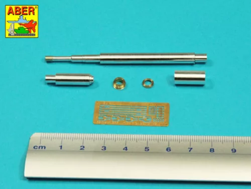 Aber Models 105 mm M-68 barrel with thermal shroud for M60A3 Tank - 105 mm-es M68 lövegcső hővédő köpennyel – M60A3 harckocsihoz