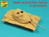 Aber Models 105 mm M-68 barrel with thermal shroud for M60A3 Tank - 105 mm-es M68 lövegcső hővédő köpennyel – M60A3 harckocsihoz