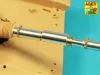 Aber Models 105 mm M-68 barrel with thermal shroud for M60A3 Tank - 105 mm-es M68 lövegcső hővédő köpennyel – M60A3 harckocsihoz