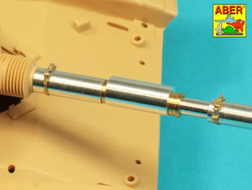 Aber Models 105 mm M-68 barrel with thermal shroud for M60A3 Tank - 105 mm-es M68 lövegcső hővédő köpennyel – M60A3 harckocsihoz