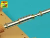 Aber Models 105 mm M-68 barrel with thermal shroud for M60A3 Tank - 105 mm-es M68 lövegcső hővédő köpennyel – M60A3 harckocsihoz