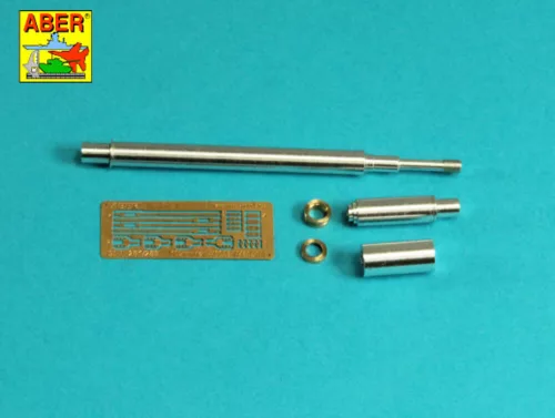 Aber Models 105 mm M-68 barrel with thermal shroud for M48A5 Tank - 105 mm-es M68 lövegcső hővédő köpennyel – M48A5 harckocsihoz