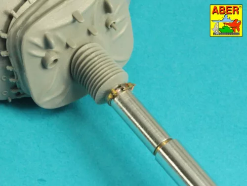 Aber Models 105 mm M-68 barrel with thermal shroud for M48A5 Tank - 105 mm-es M68 lövegcső hővédő köpennyel – M48A5 harckocsihoz