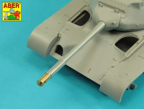 Aber Models 90 mm-es M36 harckocsi-lövegcső hengeres csőszájfékkel, lövegpajzsburkolat nélkül – M47 Pattonhoz