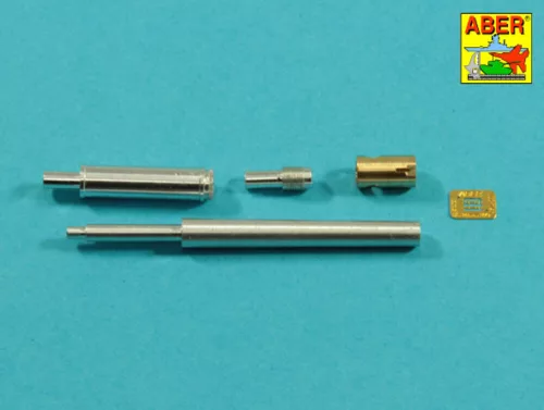 Aber Models 90 mm-es M36 harckocsi-lövegcső hengeres csőszájfékkel és lövegpajzsburkolattal – M47 Pattonhoz