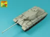 Aber Models British 120mm L1A1 barrel for FV214 Super Conqueror Mark I - brit 120 mm-es L1A1 lövegcső