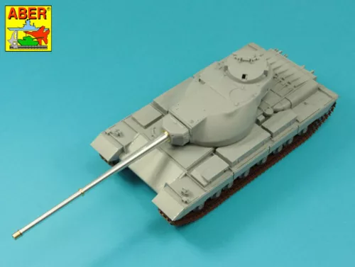 Aber Models British 120mm L1A1 barrel for FV214 Super Conqueror Mark I - brit 120 mm-es L1A1 lövegcső