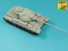 Aber Models British 120mm L1A1 barrel for FV214 Super Conqueror Mark I - brit 120 mm-es L1A1 lövegcső