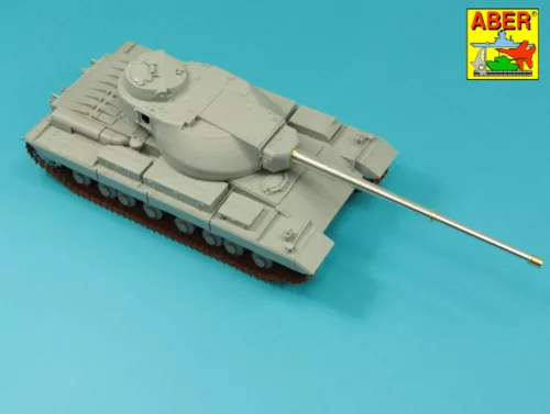 Aber Models British 120mm L1A1 barrel for FV214 Super Conqueror Mark I - brit 120 mm-es L1A1 lövegcső