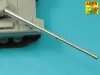 Aber Models British 120mm L1A1 barrel for FV214 Super Conqueror Mark I - brit 120 mm-es L1A1 lövegcső