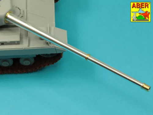 Aber Models British 120mm L1A1 barrel for FV214 Super Conqueror Mark I - brit 120 mm-es L1A1 lövegcső