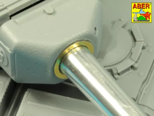 Aber Models British 120mm L1A1 barrel for FV214 Super Conqueror Mark I - brit 120 mm-es L1A1 lövegcső