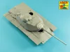 Aber Models Barrel to U.S. M85 cal .50 heavy machine gun used on M60, M728, LVTP7 - amerikai .50-es M85 nehézgéppuska-cső – M60, M728 és LVTP7 járművekhez