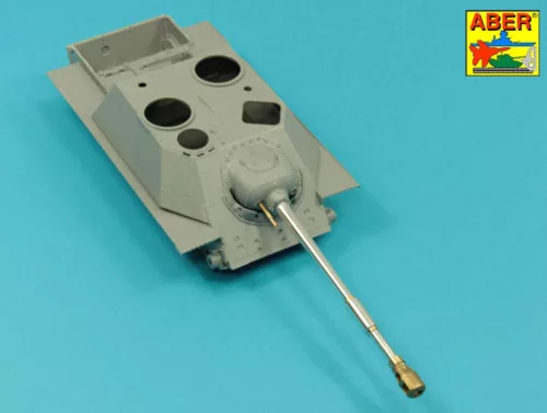 Aber Models Armament for Soviet SU-122-54: 1x122 mm D-49 gun barrel, 1x14,5 mm KPVT - fegyverzetkészlet: 122 mm-es D-49 lövegcső és 14,5 mm-es KPVT géppuskacső