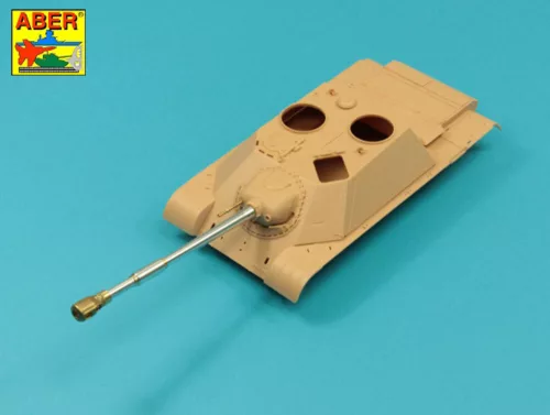 Aber Models Armament for Soviet SU-122-54: 1x122 mm D-49 gun barrel, 1x14,5 mm KPVT - fegyverzetkészlet: 122 mm-es D-49 lövegcső és 14,5 mm-es KPVT géppuskacső