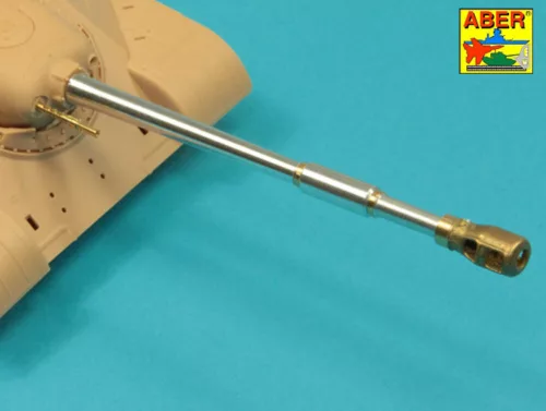 Aber Models Armament for Soviet SU-122-54: 1x122 mm D-49 gun barrel, 1x14,5 mm KPVT - fegyverzetkészlet: 122 mm-es D-49 lövegcső és 14,5 mm-es KPVT géppuskacső