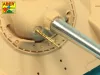 Aber Models Armament for Soviet SU-122-54: 1x122 mm D-49 gun barrel, 1x14,5 mm KPVT - fegyverzetkészlet: 122 mm-es D-49 lövegcső és 14,5 mm-es KPVT géppuskacső