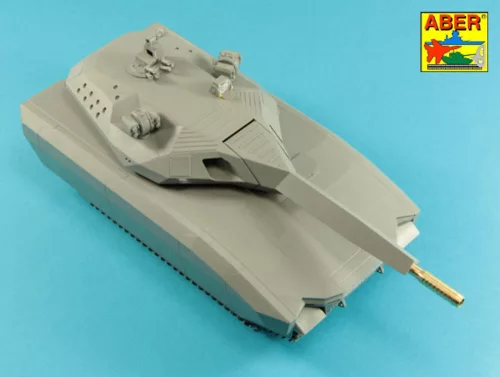 Aber Models 105mm Barrel for Polish concept tank PL-01 - 105 mm-es lövegcső – lengyel PL-01 koncepcióharckocsihoz