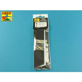   Aber Models 7,5 cm barrel with muzzle brake for Panther Ausf.G (Takom) - 7,5 cm-es csőszájfékkel szerelt lövegcső