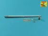 Aber Models 7,5 cm barrel with muzzle brake for Panther Ausf.G (Takom) - 7,5 cm-es csőszájfékkel szerelt lövegcső
