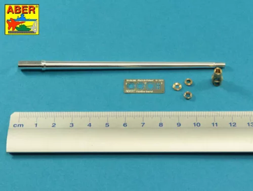 Aber Models 7,5 cm barrel with muzzle brake for Panther Ausf.G (Takom) - 7,5 cm-es csőszájfékkel szerelt lövegcső