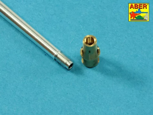 Aber Models 7,5 cm barrel with muzzle brake for Panther Ausf.G (Takom) - 7,5 cm-es csőszájfékkel szerelt lövegcső