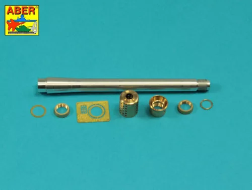 Aber Models 150mm Barrel with muzzle brake for German Pz.Kpfw. VII VK 7201 (K) - német Pz.Kpfw. VII VK 7201 (K) – 150 mm-es csőszájfékkel szerelt lövegcső