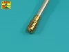 Aber Models 150mm Barrel with muzzle brake for German Pz.Kpfw. VII VK 7201 (K) - német Pz.Kpfw. VII VK 7201 (K) – 150 mm-es csőszájfékkel szerelt lövegcső
