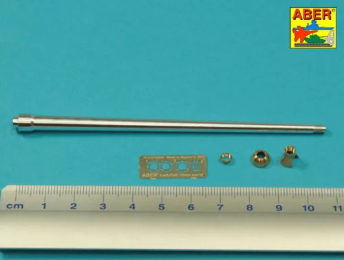 Aber Models 7,5 cm-es lövegcső egykamrás csőszájfékkel – Tiger I Ausf. H2 Dragon maketthez