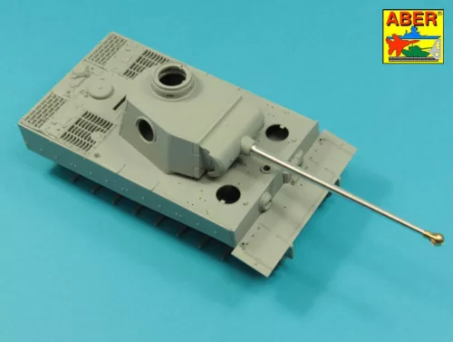 Aber Models 7,5 cm-es lövegcső egykamrás csőszájfékkel – Tiger I Ausf. H2 Dragon maketthez