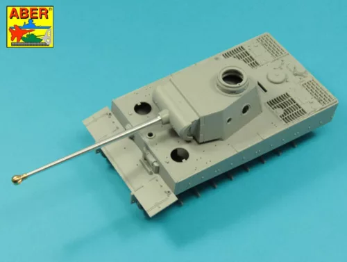 Aber Models 7,5 cm-es lövegcső egykamrás csőszájfékkel – Tiger I Ausf. H2 Dragon maketthez