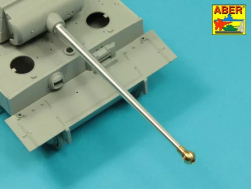 Aber Models 7,5 cm-es lövegcső egykamrás csőszájfékkel – Tiger I Ausf. H2 Dragon maketthez