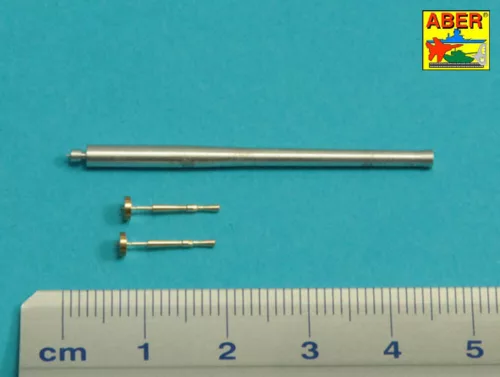 Aber Models brit Mk.IIA/A10 Mk.IA és Mk.I/A9 cirkálóharckocsik – 40 mm-es 2 fontos lövegcső és 2 db Besa géppuskacső