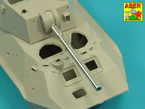 Aber Models 120mm 2A60 barrel for Russian 2S23 Nona - orosz 2S23 Nona – 120 mm-es 2A60 lövegcső