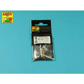  Aber Models 76,2 mm D-56T barrel for Russian PT-76 mod.1951 - orosz PT-76 mod.1951 – 76,2 mm-es D-56T lövegcső