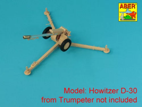 Aber Models 122mm Barrel for Soviet Howitzer D-30 used also on Syrian T-34 - szovjet 122 mm-es D-30 tarackcső – a szíriai T-34 változatokon is használt kivitel