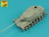 Aber Models 120 mm M-58 tank barrel for U.S. M103 Heavy Tank A1 or A2 - 120 mm-es M58 harckocsi-lövegcső – amerikai M103A1/A2 nehéz harckocsihoz