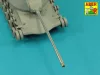 Aber Models 120 mm M-58 tank barrel for U.S. M103 Heavy Tank A1 or A2 - 120 mm-es M58 harckocsi-lövegcső – amerikai M103A1/A2 nehéz harckocsihoz