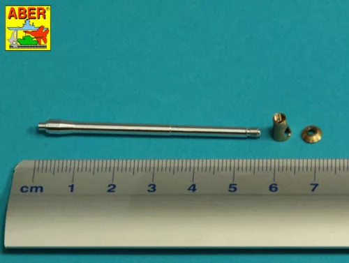 Aber Models Barrel for 6 pdr Mk.IV (57mm) A/T Gun with ball muzzle brake - lövegcső