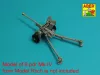 Aber Models Barrel for 6 pdr Mk.IV (57mm) A/T Gun with ball muzzle brake - lövegcső