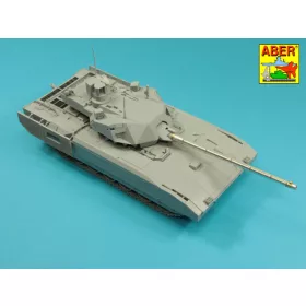   Aber Models orosz T-14 Armata – fegyverzetkészlet: 125 mm-es 2A82-1M lövegcső és 12,7 mm-es Kord légvédelmi géppuskacső
