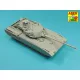 Aber Models orosz T-14 Armata – fegyverzetkészlet: 125 mm-es 2A82-1M lövegcső és 12,7 mm-es Kord légvédelmi géppuskacső