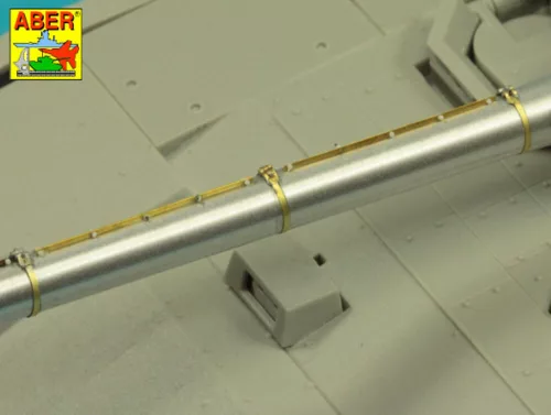 Aber Models orosz T-14 Armata – fegyverzetkészlet: 125 mm-es 2A82-1M lövegcső és 12,7 mm-es Kord légvédelmi géppuskacső