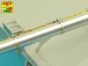Aber Models orosz T-14 Armata – fegyverzetkészlet: 125 mm-es 2A82-1M lövegcső és 12,7 mm-es Kord légvédelmi géppuskacső