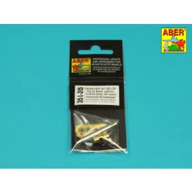   Aber Models Germ. 10,5 cm L/28 Barrel for Pz.Sfl.IVb or Heuschrecke Ivb - Pz.Sfl.IVb vagy Heuschrecke Ivb – német. 10,5 cm-es L/28 lövegcső