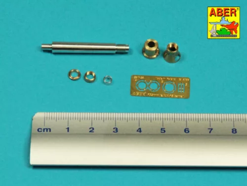 Aber Models Germ. 10,5 cm L/28 Barrel for Pz.Sfl.IVb or Heuschrecke Ivb - Pz.Sfl.IVb vagy Heuschrecke Ivb – német. 10,5 cm-es L/28 lövegcső