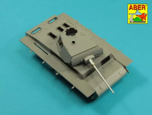 Aber Models German 50mm KwK39 L/60 barrel for Pz.Kpfw.III Ausf.J/L/M for Takom - német 50 mm-es KwK39 L/60 lövegcső