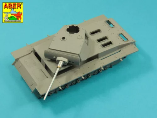 Aber Models German 50mm KwK39 L/60 barrel for Pz.Kpfw.III Ausf.J/L/M for Takom - német 50 mm-es KwK39 L/60 lövegcső